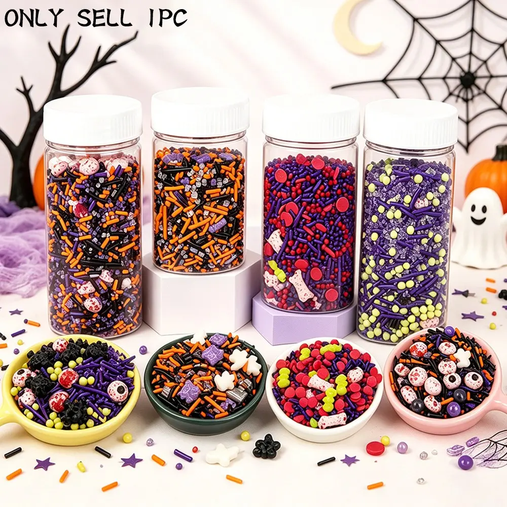 150g Halloween Non-Edible Spray Mixture, Ghost Eye Skull Cake Decoration Spray, Paper Cupcake Cookie Baking Decorations