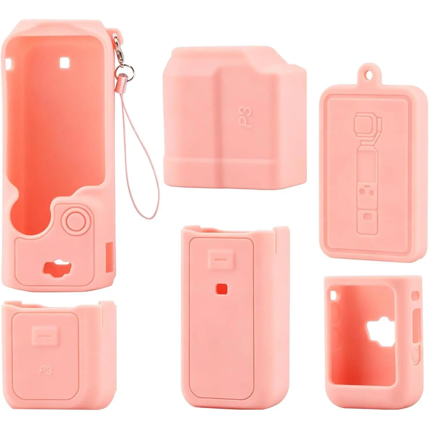 Protective Case for  Pocket 3/ Muse Camera, Scratch-Resistant Sleeve  Protector Cover Accessories with Wristband for Travel & Vlogging()