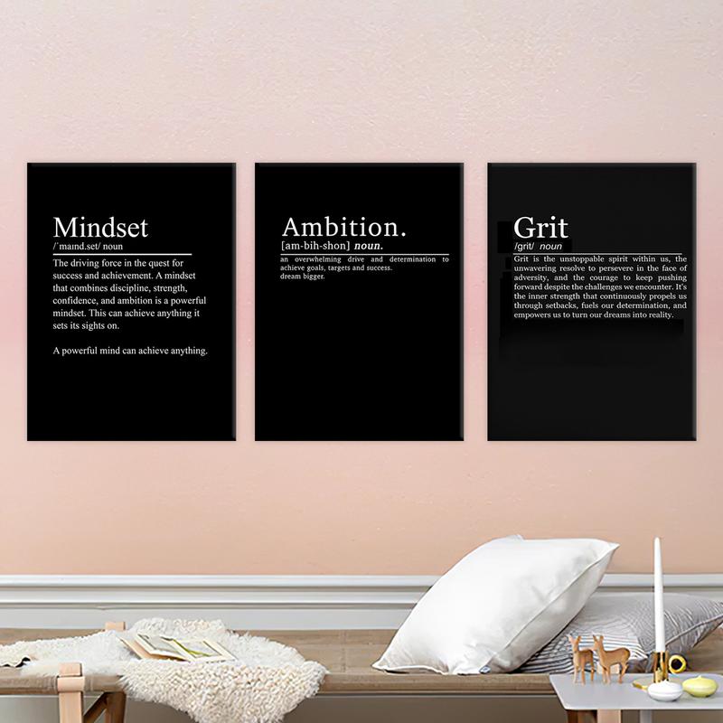 Wooden Framed Canvas Painting, 3 Counts/set Modern Art Inspirational Wall Art, Wall Decor for Home Living Room Bedroom Office Wooden Framed Canvas Painting, 3 Counts/set Modern Art Inspirational Wall Art, Wall Decor for Home Living Room Bedroom Office