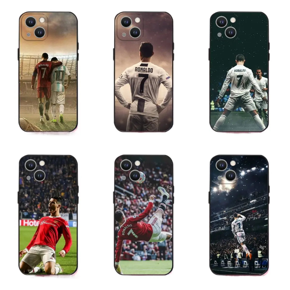 CR7 Football Star R-Ronaldo Durable phone case for iPhone 12, 13, 14, 15, 16, 17 Pro Max, Pro, Plus, and 17 Air,the perfect gift for her or him, ideal for parties.