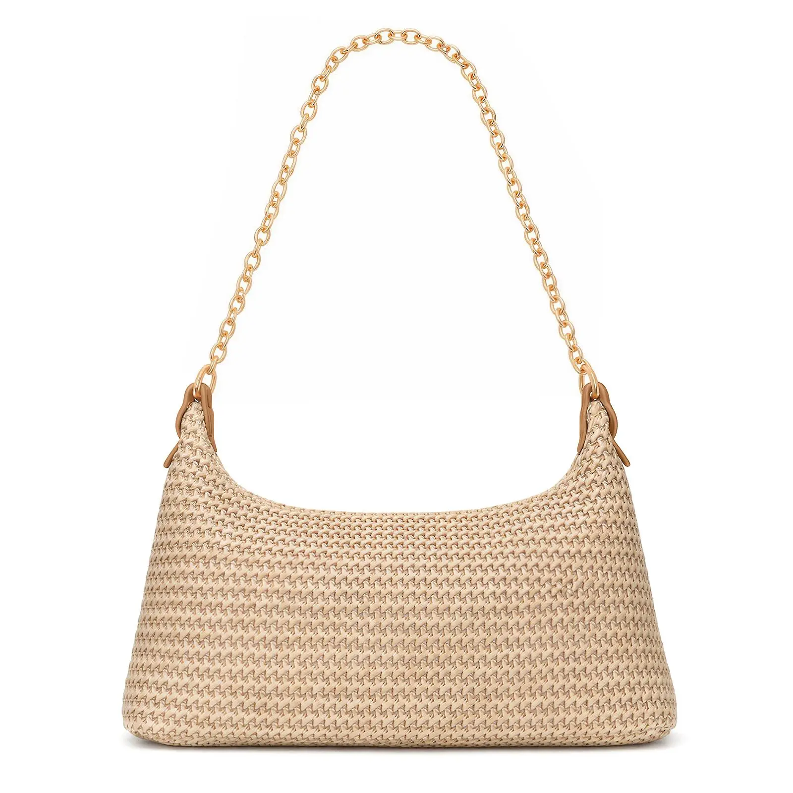JASGOOD Beach Bags for Women Summer Straw Purse Boho Woven Shoulder Bag Crochet Purse Vacation Tote Handbag