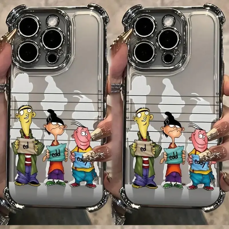 Cartoon Character ED Phone Case for iPhone 17/16/15/14/13/12/11 ProMax Plus for Samsung phones,an excellent gift for friend or fans.