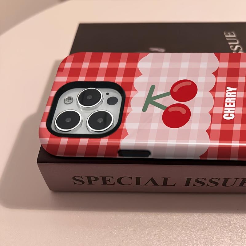 Two-In-One Film Case with Black And Pink Stripes - Stylish, Shock-Resistant, And Long-Lasting Protection - Suitable for Iphone Models 16, 15, 14, 13, 12, 11, Plus, Pro, Max, an Ideal Birthday Present for Shockproof Cover