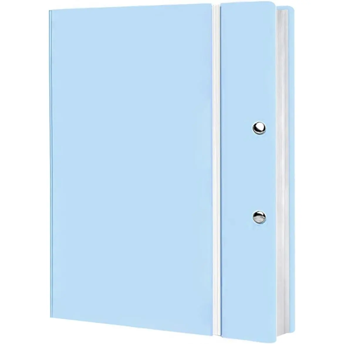 Art Portfolio Folder,30 Pockets A4 Display and 20 Pockets A5 Display, 7"x9" Portable Presentation Book with Clear Sheet Protectors for Artwork Document Organizer,Blue