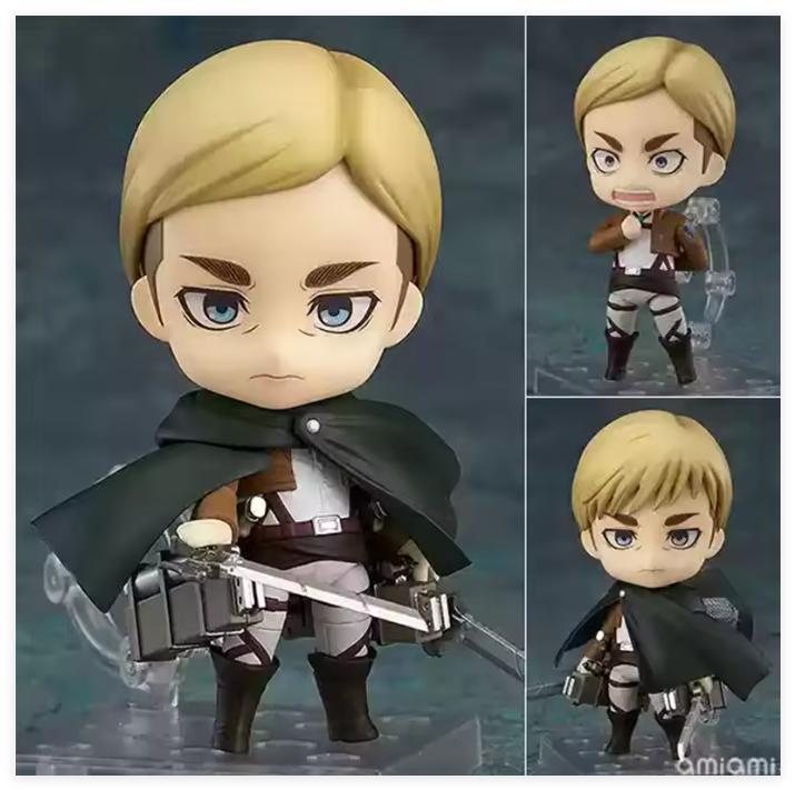 In Stock  Armin Arlert Anime Girl Figure Levi Ackerman Action Figure Shingeki No Kyojin Figurine Model Doll Toys Gift