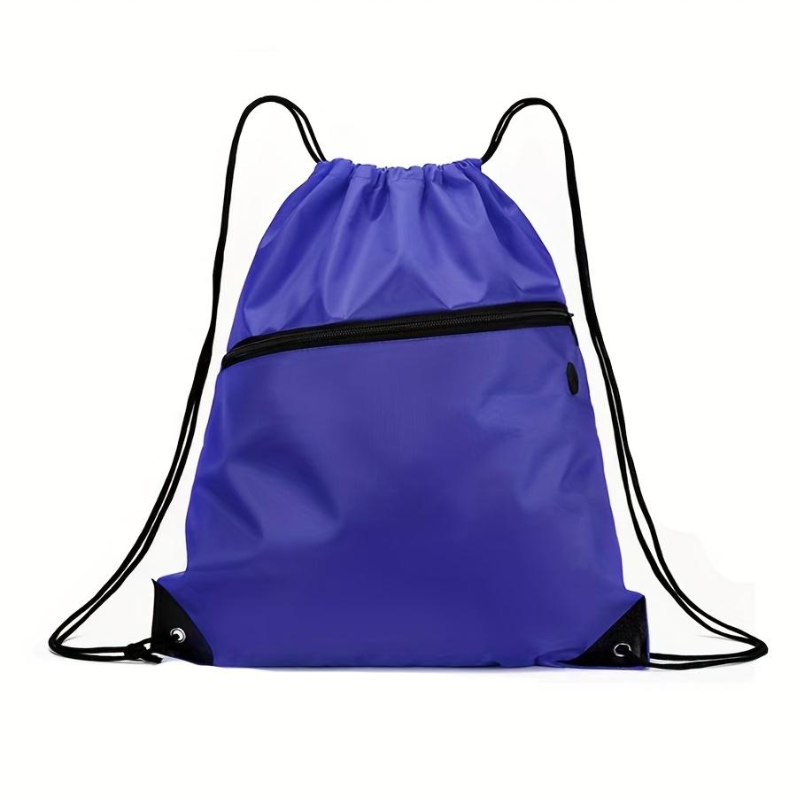 Backpack 1pc Men's Large Capacity Drawstring Backpack - Lightweight Daypack with Drawstring Closure, for Travel, Gym, Hiking - Available in Black, White, Blue, Red - Minimalist Backpack Bag, Outdoor Gear, Sleek Design, S