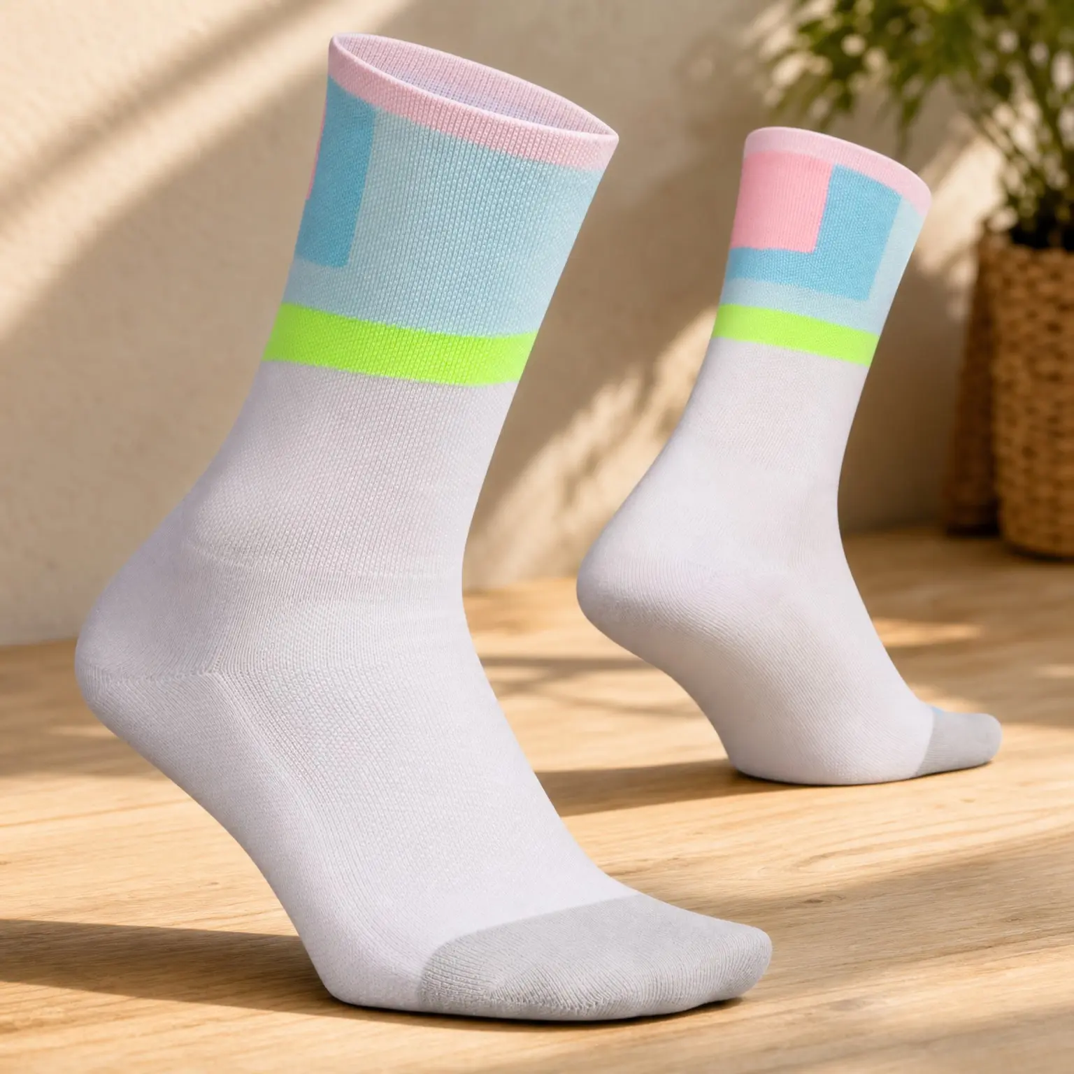 Elite Ultra Light Cushion Mini Crew Sock - Sport Sock with Targeted Compression(Gift)