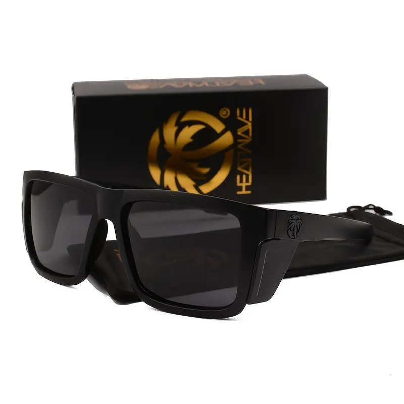 Mirror sunglasses with polarized lenses for men |   Square frame, full-frame design, PC. Includes a case. Unique and stylish design with photochromic lenses.