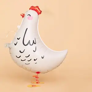 【Fathers Day Gift】Walking Chick Balloon, Standing Balloon for Birthday Wedding Party Carnival Farm Party Decoration, Chicken Lover Gifts & Supplies, Halloween Decor, Christmas Decor, Birthday Balloon, Wedding Arrangement, Festival Decorat