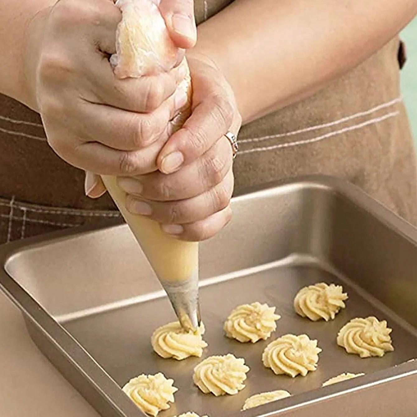 Piping Bag (100pcs), Triangular Baking Bag, Baking Piping Bag, Decorating Tool For Cake, Cookie, Pastry #GLOBAL PICKS