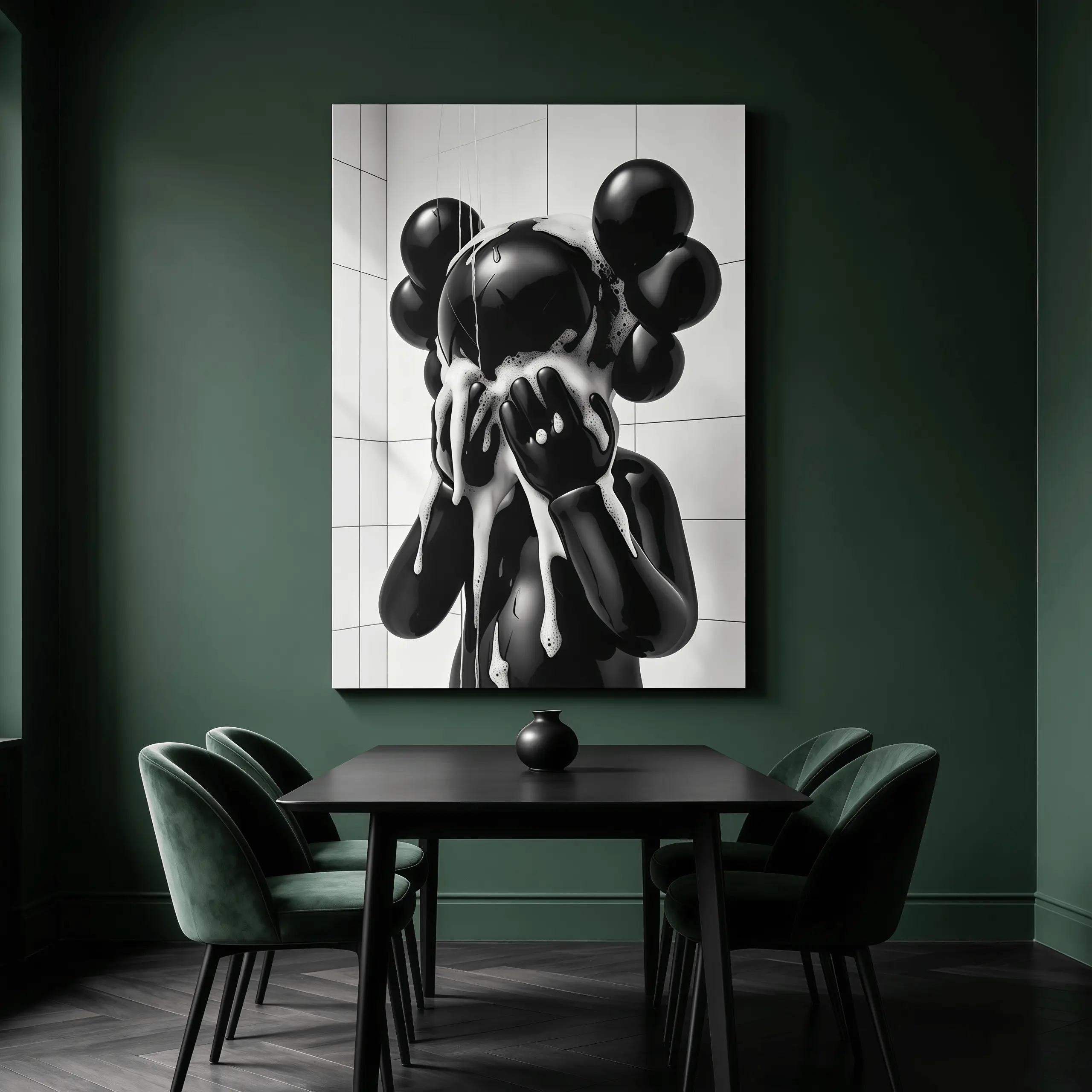 KAWS Glossy Artistic Graffiti Photo Poster Printable Wall Decoration, House Decor, Christmas Gift for Hypebeast Home Supplies, Street Art Wall Decor, Urban Poster, Graffiti Artwork, Trendy Room Decor, Aesthetic Wall Art, Cool Home Decor, Modern Art Print,