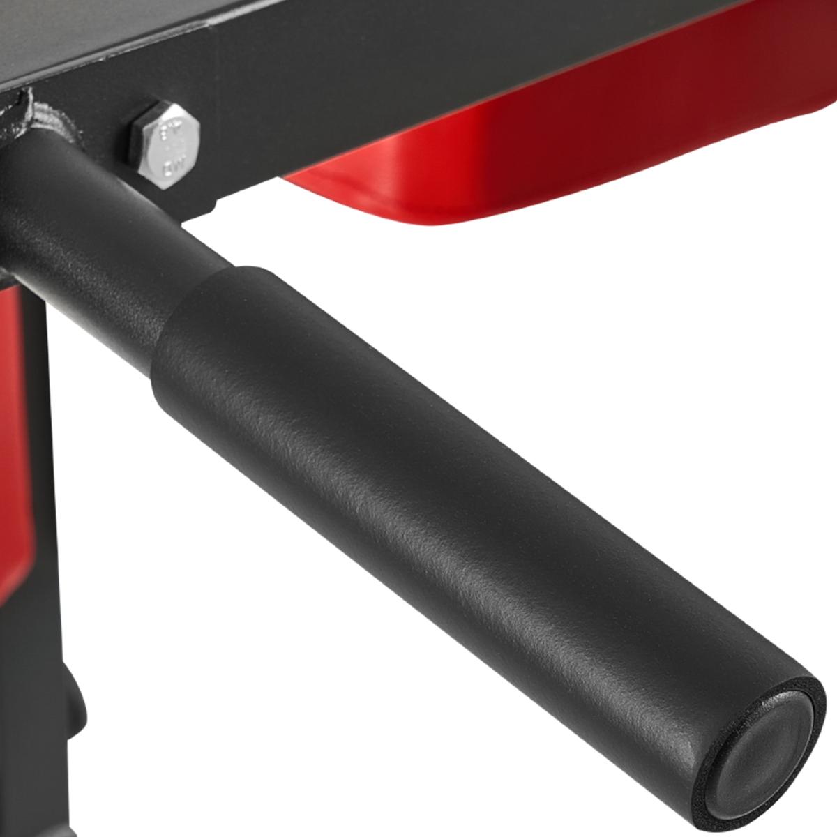 [Fahuac] Multifunctional Pull Up Bar Wall Mounted, Heavy Duty Chin Up Bar with Dip Station, 440 lbs Capacity Carbon Steel Frame, 2-in-1 Home Gym Equipment with Comfortable Cushion