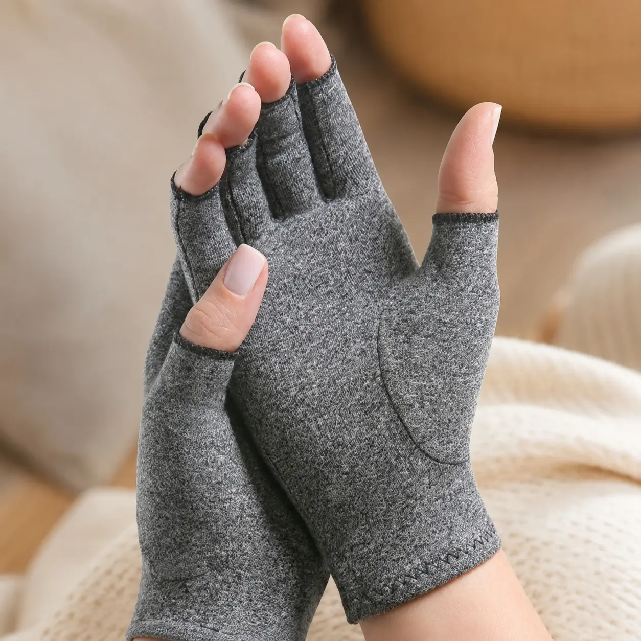 Arthritis Pain Relief Gloves for Hands, Arm: Breathable Compression Support for Joints, Rehabilitation, Improves Circulation, Reduces Stiffness & Swelling. Comfort Fit for All-Day Wear, Gardening, Typing, Work, Sports, Joint Compression Supports.
