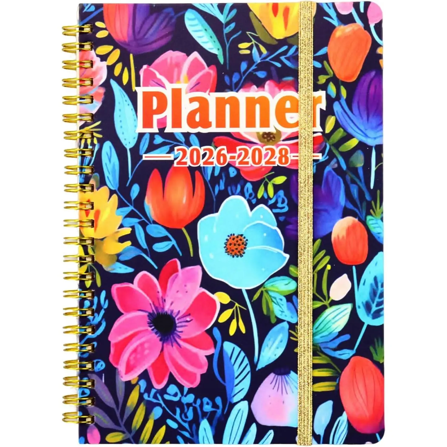 2026-2028 Monthly Planner - 3-Year Academic Calendar from Jan 2026 to Dec 2028 for Students & Teachers, with Spiral Binding, Colorful Tabs & Notes Section, 5.8" x 8.3"