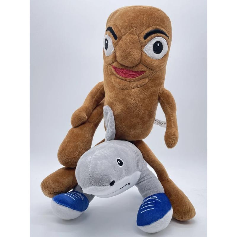 Italian Brainrot Tralalero Tralala Plushies Tung Tung Sahur Stuffed Doll Cute Shark Figurine Blind Box Gift
