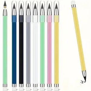 7pcs Infinity Pencil With Extra 7 Eraser Reusable Inkless Everlasting Pencil For Writing Drawing Home Office School