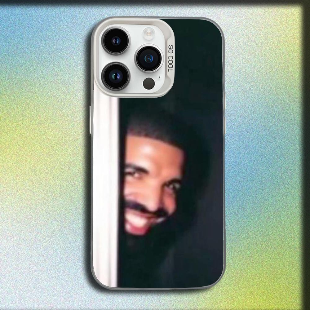 Funny Singer D-Drake Rapper Phone Case For iPhone17 16,15,14,13,12,11,Mini,Pro,SE,MAX White Matte Shockproof Cover