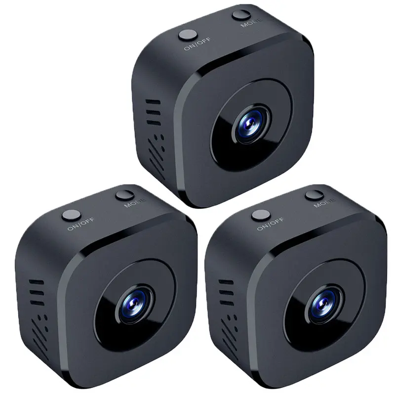4K Mini Hidden Peephole Security Camera with Cable, Magnetic Holder, Remote & Memory Support, WiFi Wireless Micro Camera for Smart Home, Full Color Night Vision, HD, Waterproof, Motion Detection Monitor