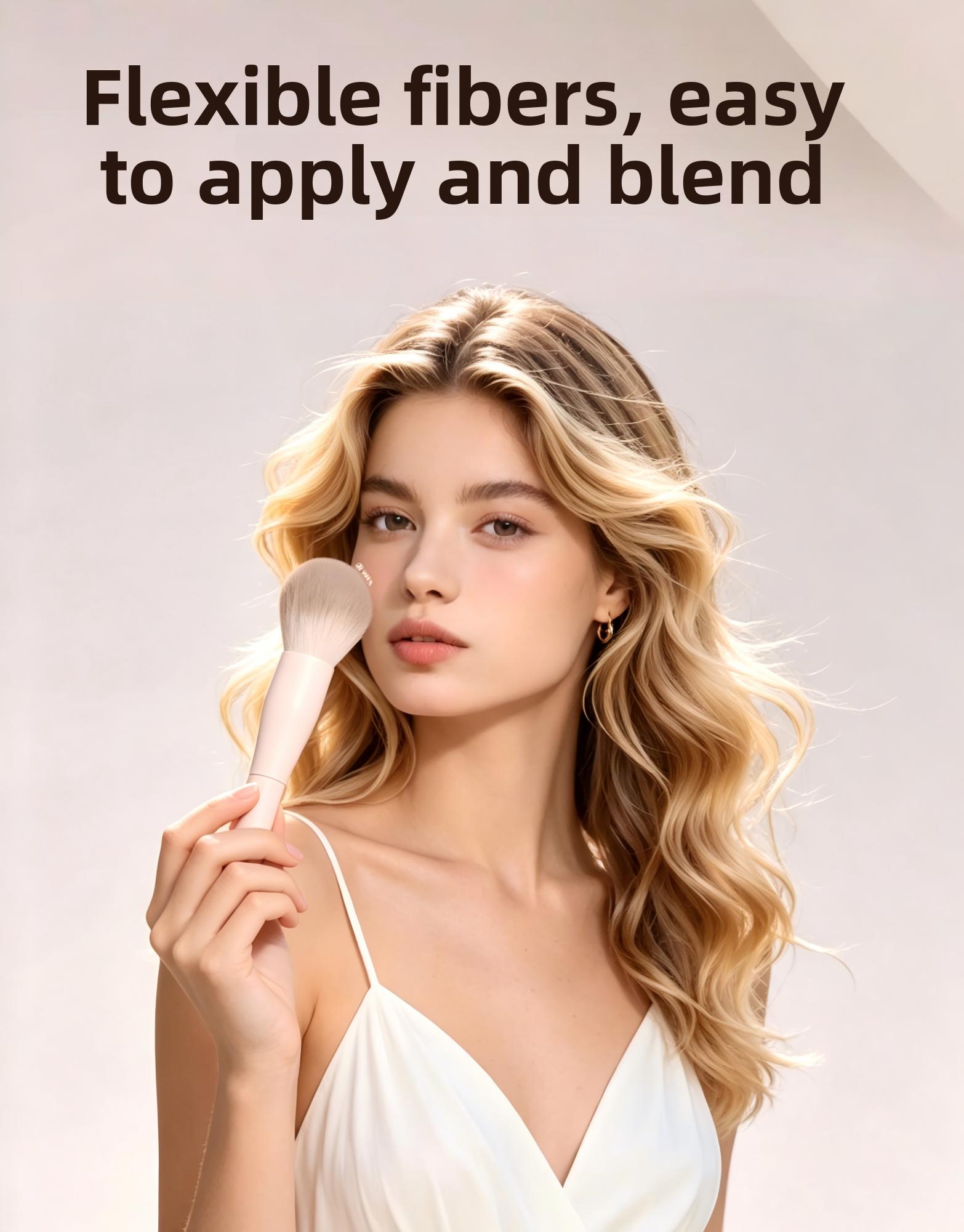 Hot-selling new product: Beginner makeup brush set for eyeshadow, blush, contouring, blending, and nose shadow - a super valuable complete set of brushes for beginners