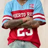 Men's Vintage Puerto Rico Flag Print Breathable Mesh Short Sleeve Top Casual Sports Tops For Street Style And Sports Occasions