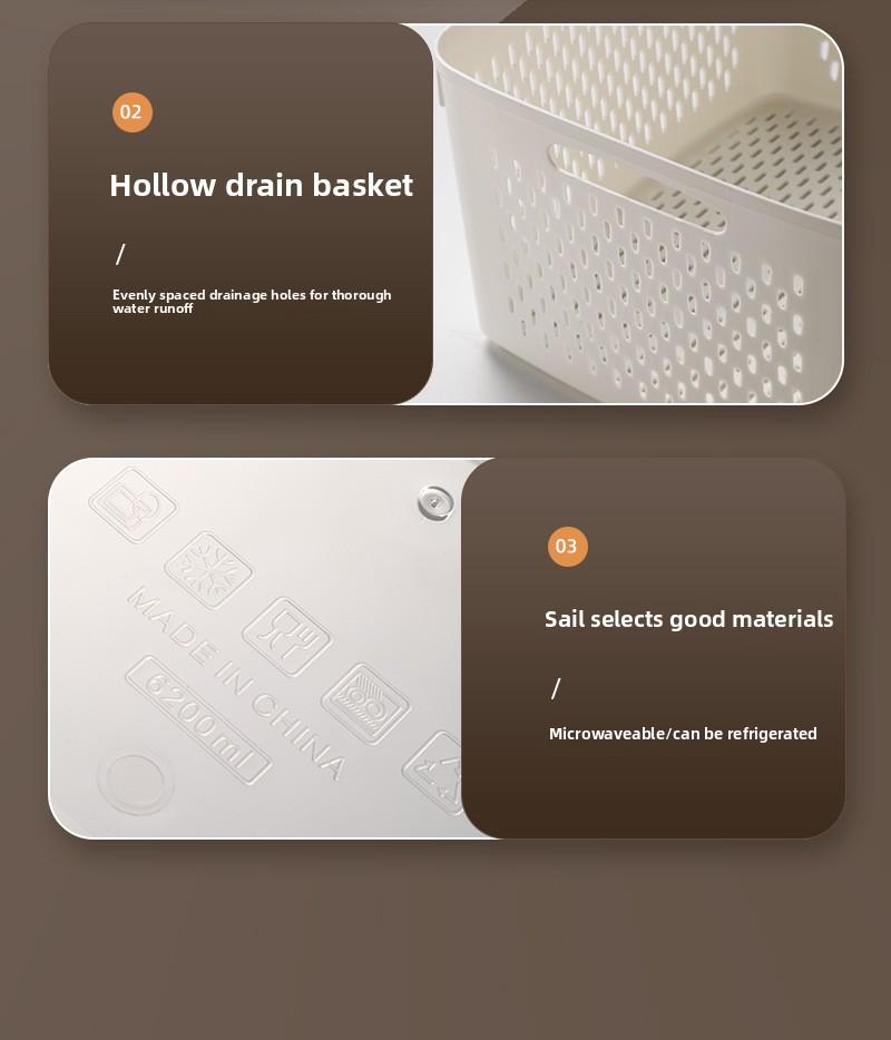 Multifunctional Crisper Box Set for Storage Drainage Microwaveable Airtight Leakproof Stackable Food Containers Ideal for Meal Prep Organization Foam Hinged Lid Container Sealing Bag Organizer with Cutter Compartmented Meal Prep Containers wrap bags fruit