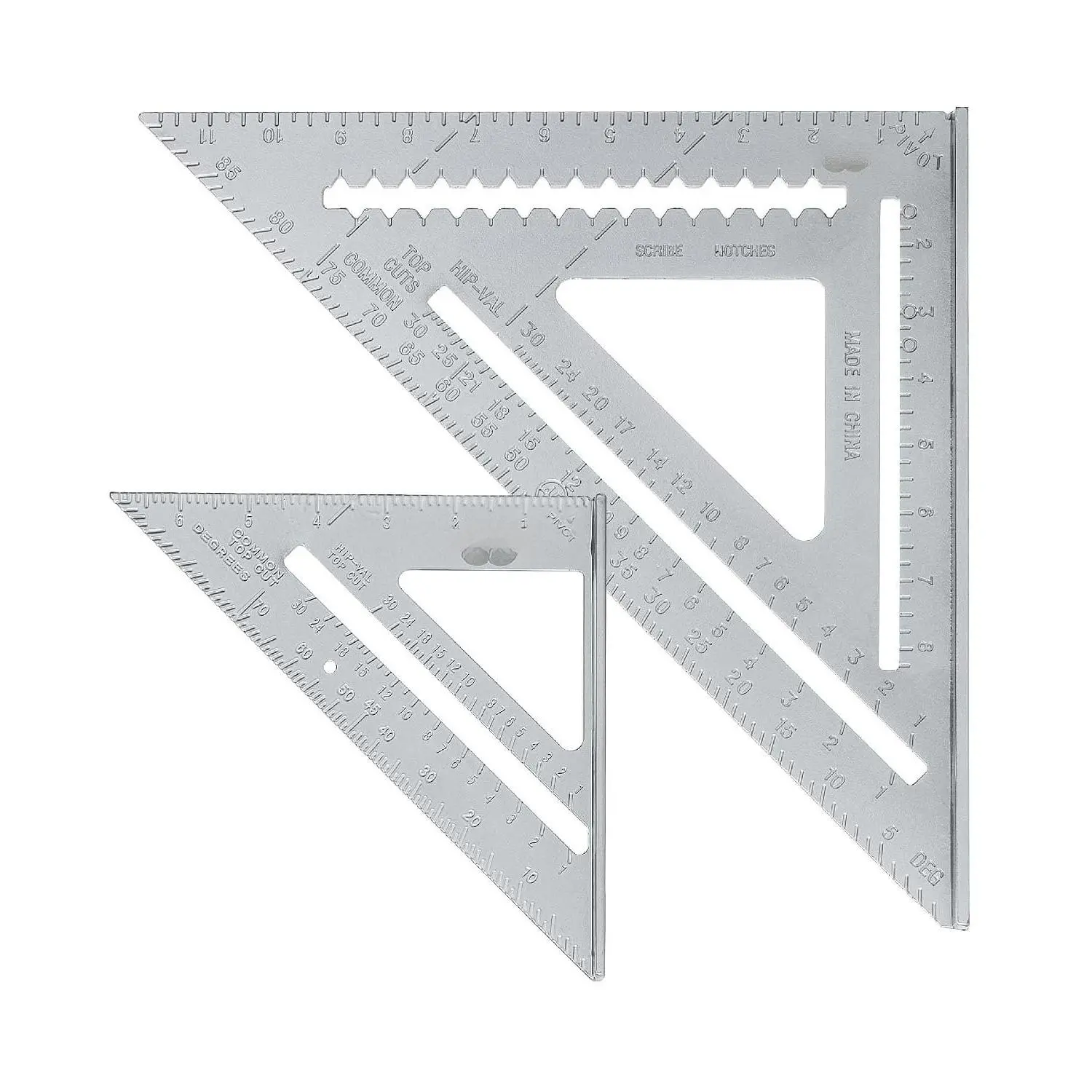 - Metal Square Ruler, 7 Inch,  Rafter Square