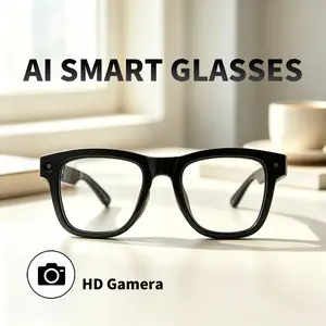 New M02 Ultra Smart Camera Glasses, Photochromic Sunglasses with 1080P HD Camera, Bluetooth-compatible Call Music Player, Ai Translation, Unisex, Outdoor Driving