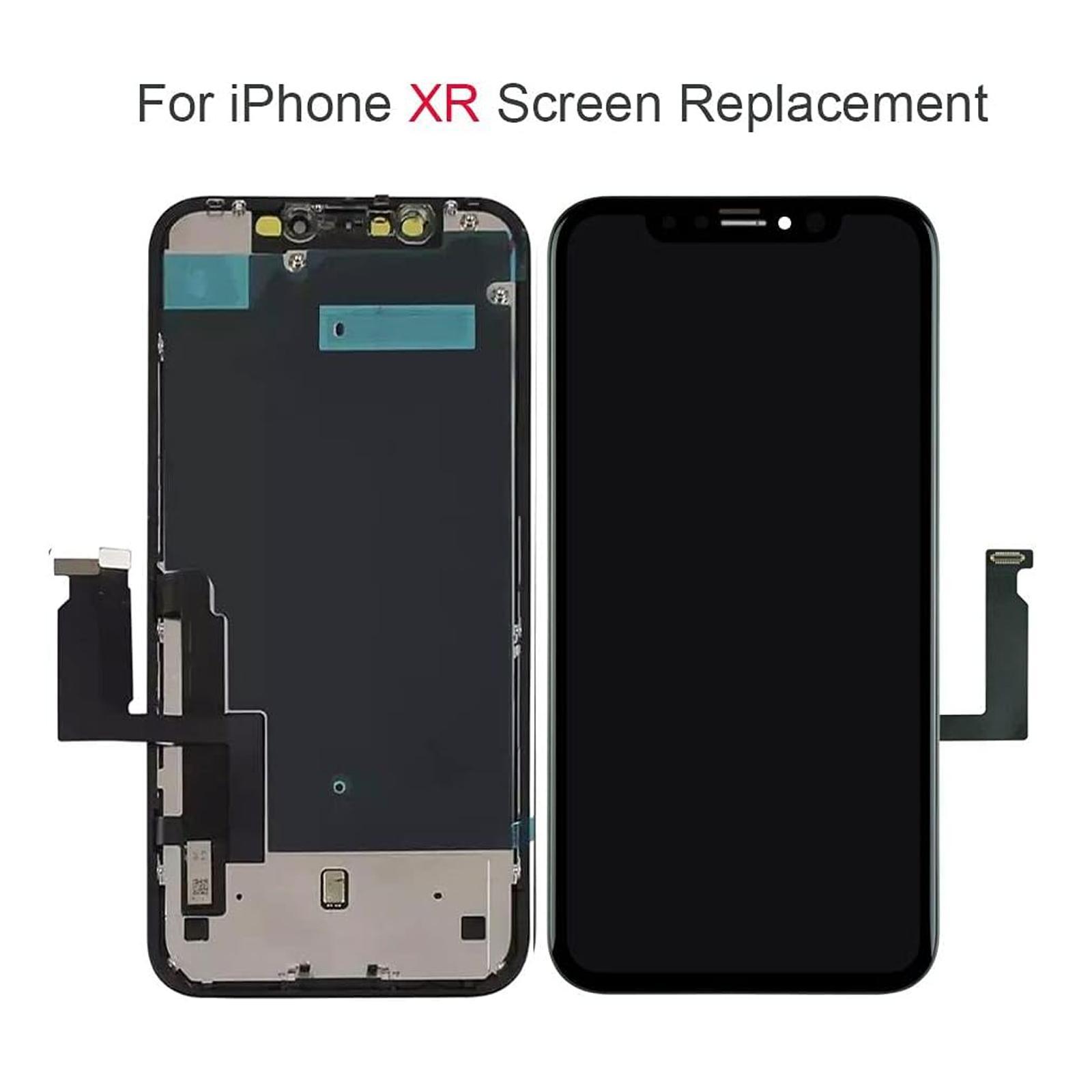 iPhone XR Screen Replacement 6.1 Inch LCD Display with Touch Digitizer Assembly, Includes Repair Tools, Compatible with A1984 A2105 A2106 A2108