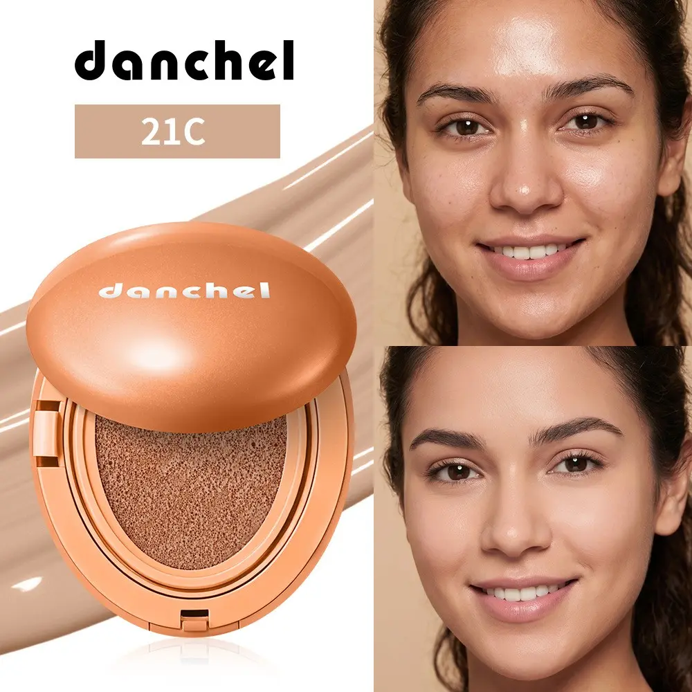 Velvet Foundation Cushion, Moisturizing and Natural Finish, Long-Lasting Wear, Lightweight and Smooth Application, Perfect Makeup Base