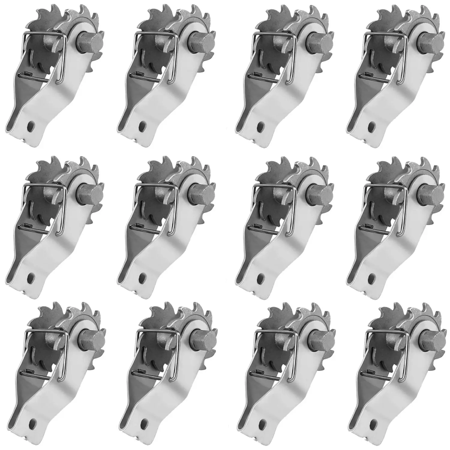 Electric Fence Wire Strainer, 12PCS Duty Inline Wire Tensioner, Wire Ratchet Tensioner for Electric Fence, Farm Fence