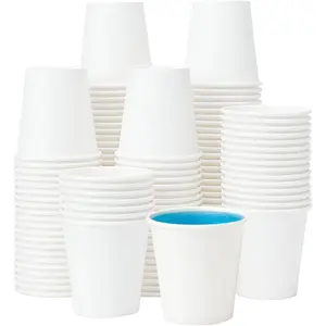 200 Pack 3 oz Paper Cups, Disposable Bathroom Cups, Small Mouthwash Cups, Mini Paper Cups for Bathroom, White 100Pack