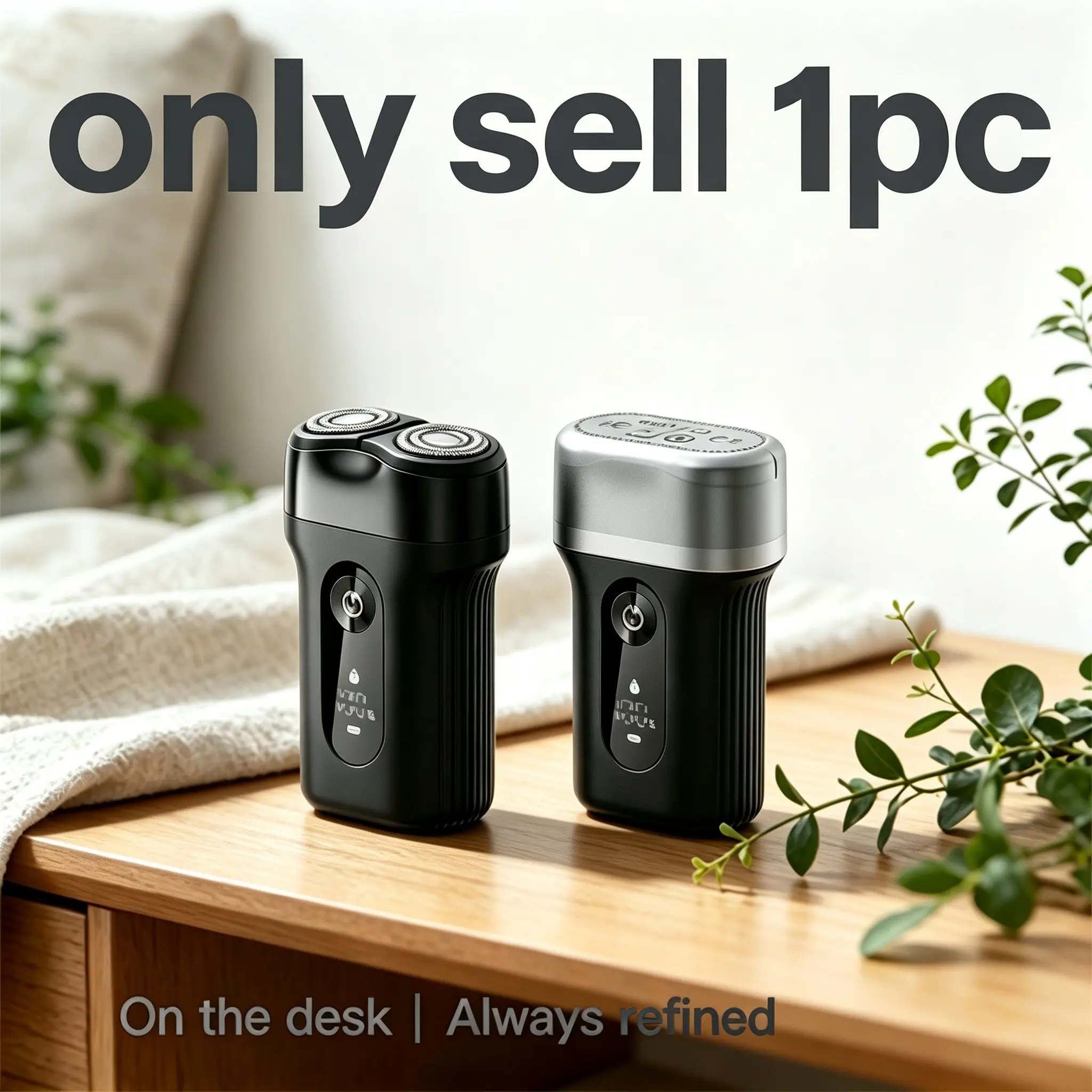 Compact Pocket Electric Razor for Men, Portable Mini Electric Shaver, Ip7 Waterproof Travel Shave, Ideal for Business Trips, Camping, Daily Use