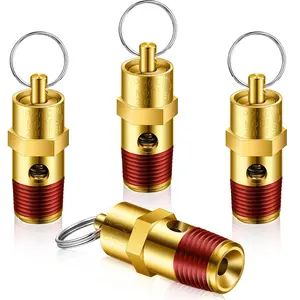 4 count 1/4 Male NPT 200 PSI Air Compressor   Valve Brass Safety Air Compressor Check Valve