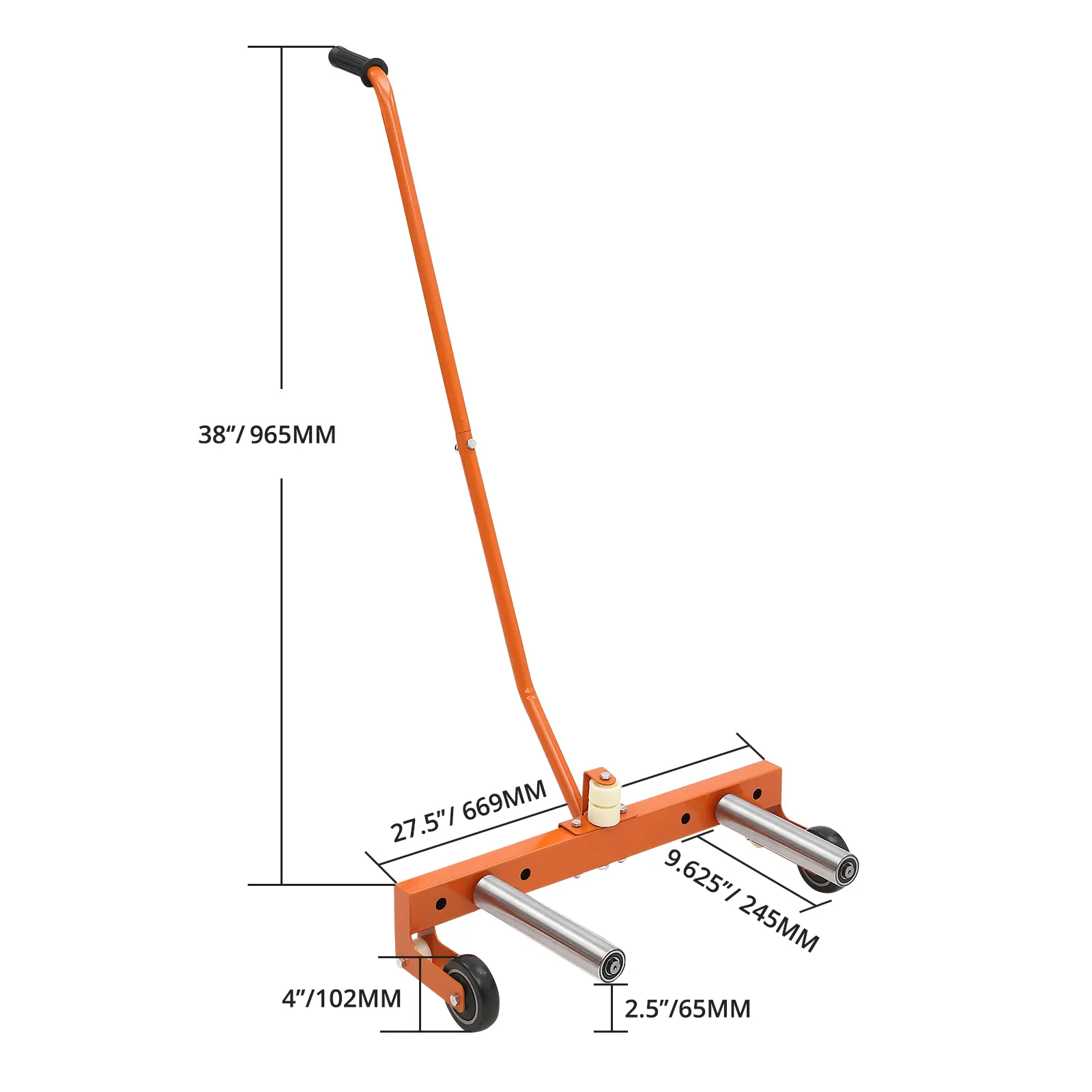 Heavy duty adjustable tire cart -350 pound tire lifting and moving tool -360 ° rotatable wheels - perfect for cars, trucks, anti-skid steering, trailer tire replacement - perfect for garages, workshops, car repairs