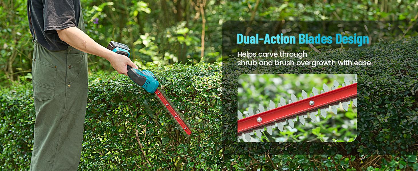 Seesii 6-in-1 Cordless Pole Saw and Pole Hedge Trimmer Grass Shears Combo Kit, Electric Mini Chainsaw with 2*4.0 Ah Batteries, Extension Tree Prunner, Bush Trimmer Limb Branch Cutter, 16ft Long Reach CP610 #TikTokShopBlackFriday