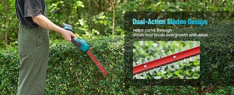 Seesii 6-in-1 Cordless Pole Saw and Pole Hedge Trimmer Grass Shears Combo Kit, Electric Mini Chainsaw with 2*4.0 Ah Batteries, Extension Tree Prunner, Bush Trimmer Limb Branch Cutter, 16ft Long Reach CP610 #TikTokShopBlackFriday