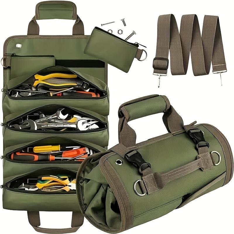Tool Bag Organizers Multi-function Large Tool Organizer Bag Heavy Duty Roll Up Tool Bag Organizer Carrier Bag Camping Gear