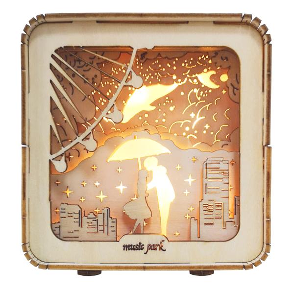 3D Wooden Puzzles Love Model Kit Night Lights Desk Decorations Birthday Christmas Gifts For Women Age14+