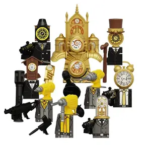 2026 hot itemSkibidi Toilet Mini Figure Anime Block Tv Man Titan Puzzle Assemble Model Building Block Toys Model  Birthday Gifts