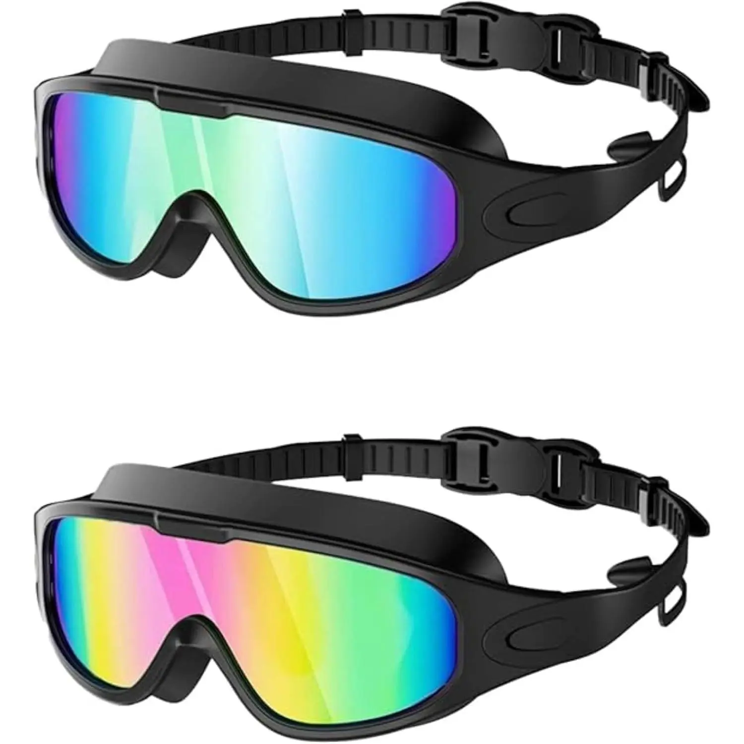 Swim Goggles, Swimming Goggles No Leaking Full Protection Adult Men Women Youth