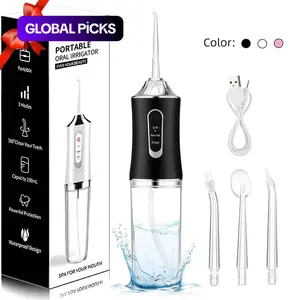 Electric Water Flosser Oral Irrigator, Portable Dental Care Device, Effective Plaque Removal, Easy to Use, Ideal for Home & Travel, Water Flosser Cordless