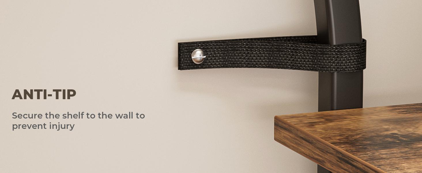 Plant Stand Indoor with 4 Grow Lights - 63" Tall Plant Shelf- 8 Tiered Corner Plant Flower Stands Display Shelves for Home, Patio (Brown)