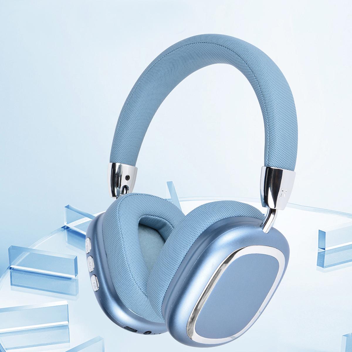 Wireless Headphones with Hi-Fi Clear Call Quality, Foldable Type-C Charging Sports Headphones, Compatible with Mobile Phones, Computers and MP3 Players, Wireless BT Headset, Noise Cancellation Headphones