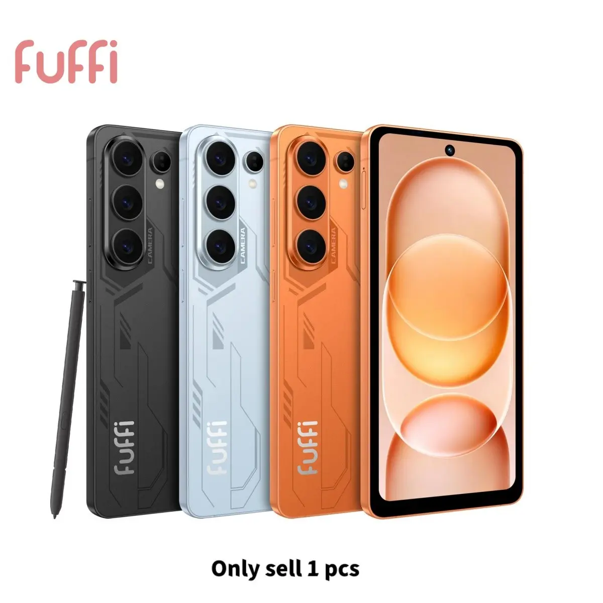 FUFFi-S26 PRO Fashion Smartphone, 6.6-inch HD Display, 3GB RAM + 32GB ROM, 5MP + 16MP Camera, Octa-Core Processor, 4G Connectivity, 3300mAh Battery, Android 10.0, with Stylus Function/GPS/Dual SIM Dual Standby