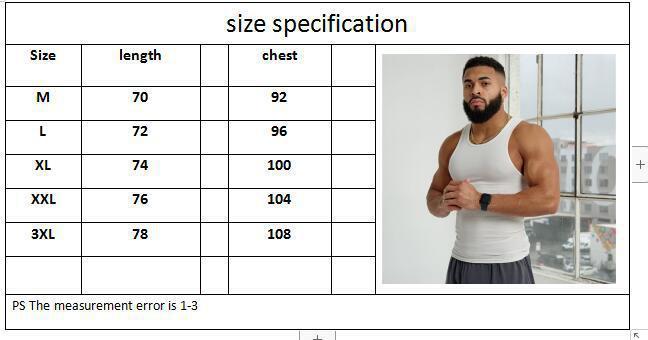 Men's Fitness Vest, High Elasticity Ribbed Training Breathable Sleeveless Tank Top, Plus Size Men's Vest