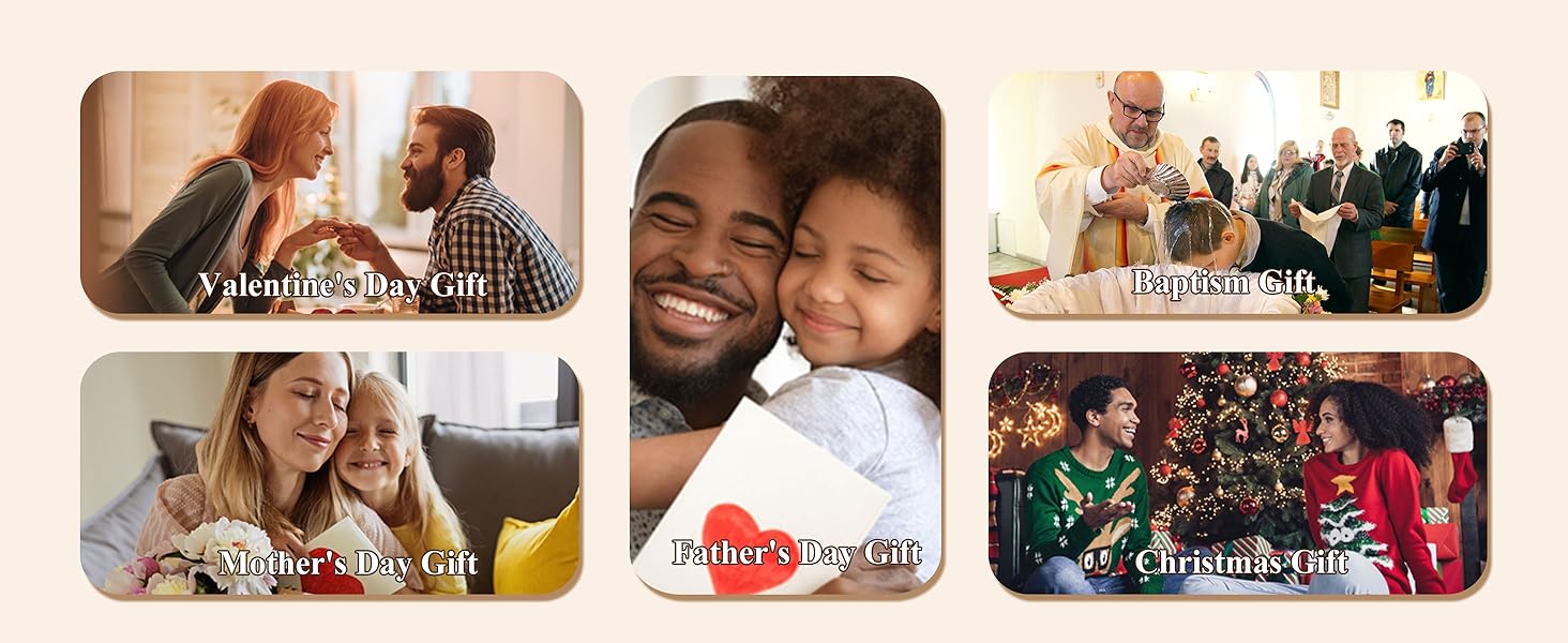 MILACOLATO Solid 925 Sterling Silver Cross Necklace for Men Women, 2mm Diamond-Cut Sterling Silver Chain with Cross Pendant Beveled Edge for Men, Silver Crucifix Cross Necklace Jewelry 16-24 Inches (Cuban Chain/Figaro Chain/Wheat Chain/Rolo Chain)