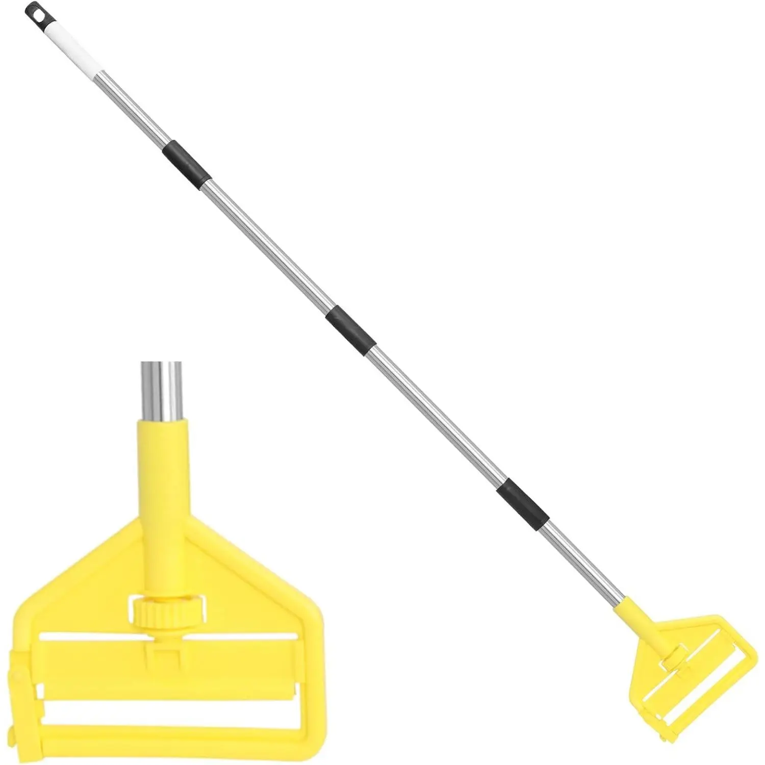 Commercial Heavy Duty 58" Adjustable Replacement Mop Handle Pole
