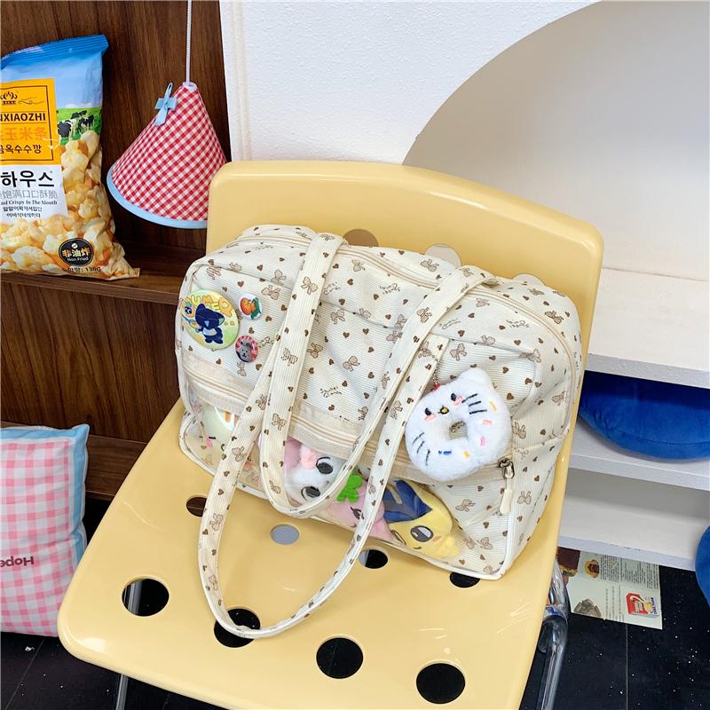 New Harajuku  Daily Commuting One-shoulder Crossbody Bag Comic Exhibition Hand Tote Bag Girl Cute Sweet Kawaii Ulzzang Ita Bag