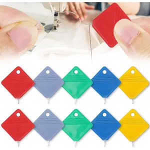 Needle Threader 10 Pack – Automatic Hand Sewing Needle Threader for Small Eye Needles, Easy Threading Tool