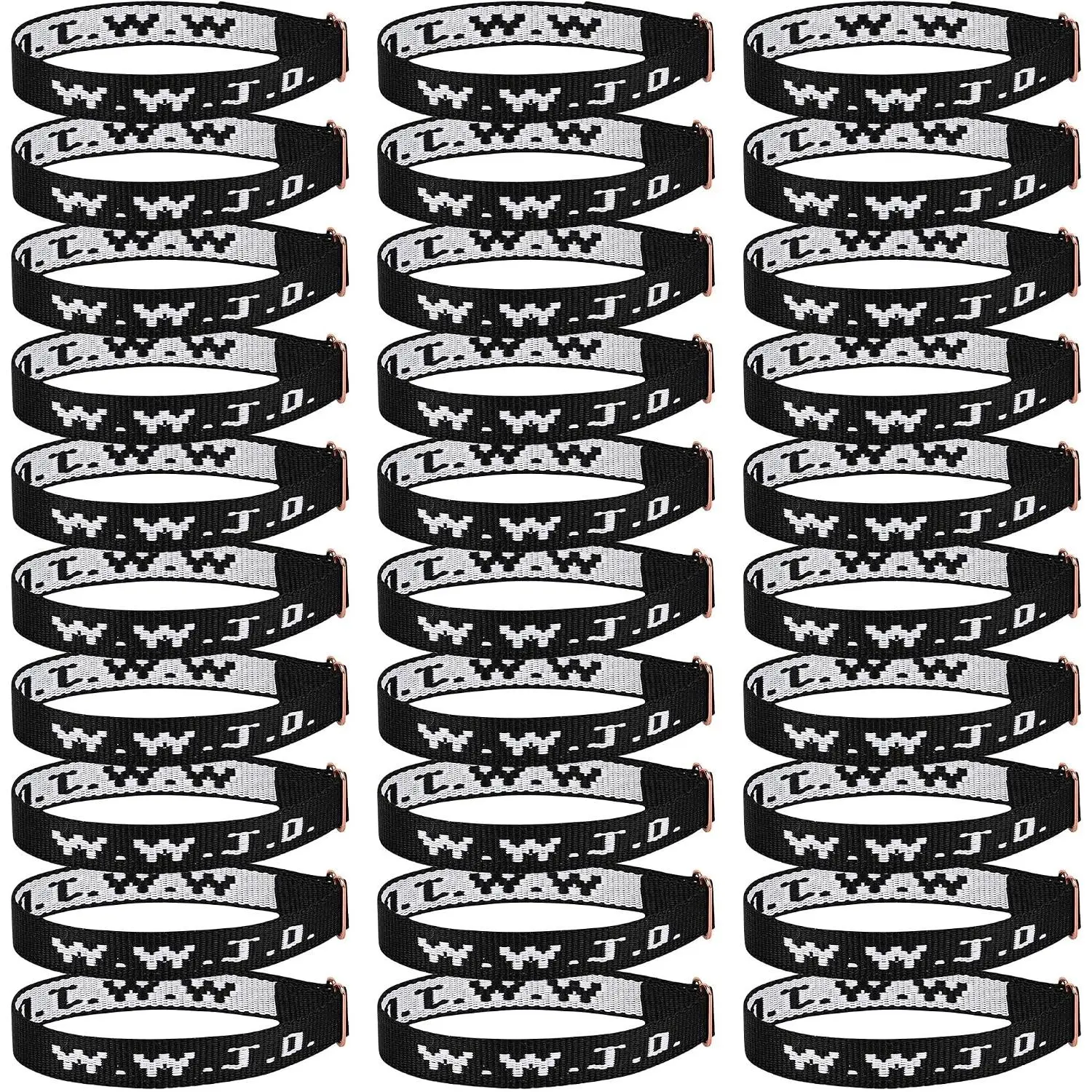 30 count WWJD Bracelets Bulk for Women Men, Christian  W.W.J.D Adjustable Wristbands What Would  Do Bracelets